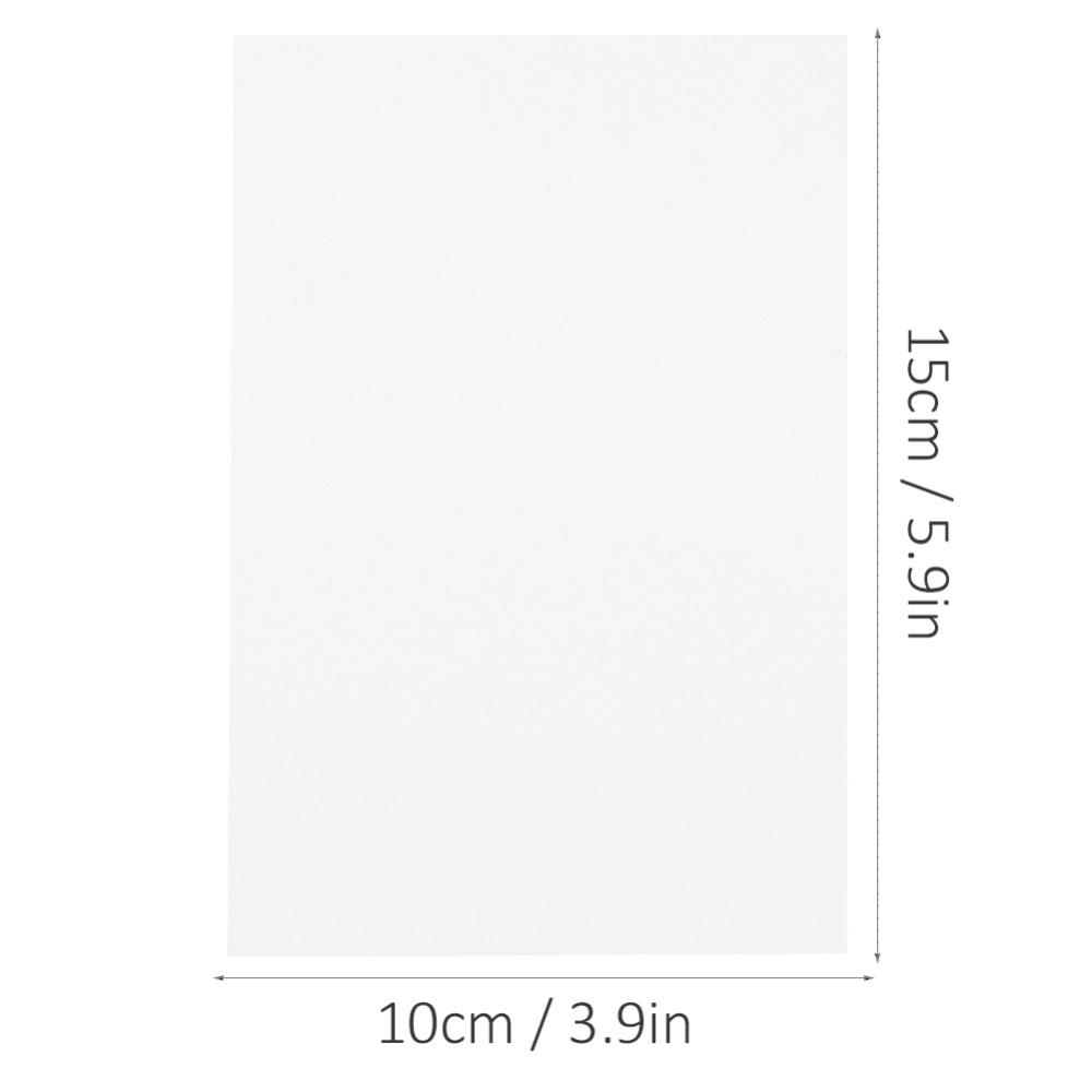100pcs Paper Thick Chipboard Textured Tagboard White Cardstock Paper Crafts Project