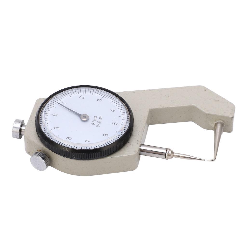 Clear Scale Thickness Micrometer Curved Tip Thickness Meter Thickness Gauge For Measurement