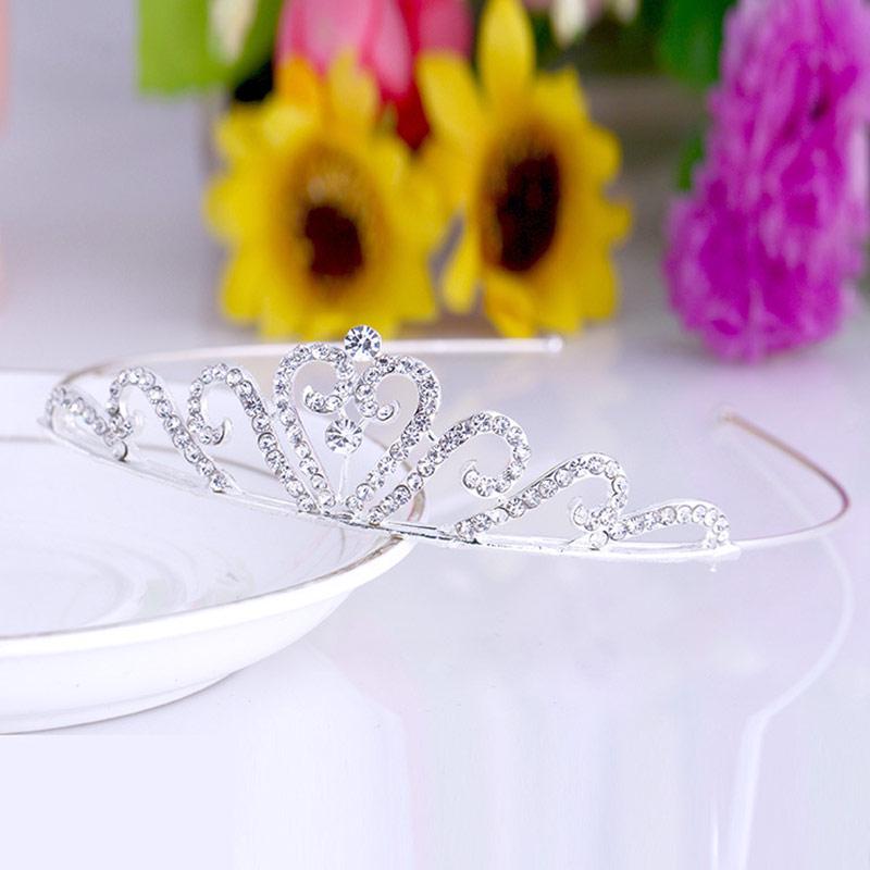1 шт. Корона повязка на голову повязка на голову свадебная вечеринка диадемы для невесты принцесса кристалл дети девочки аксессуары для волос бусины