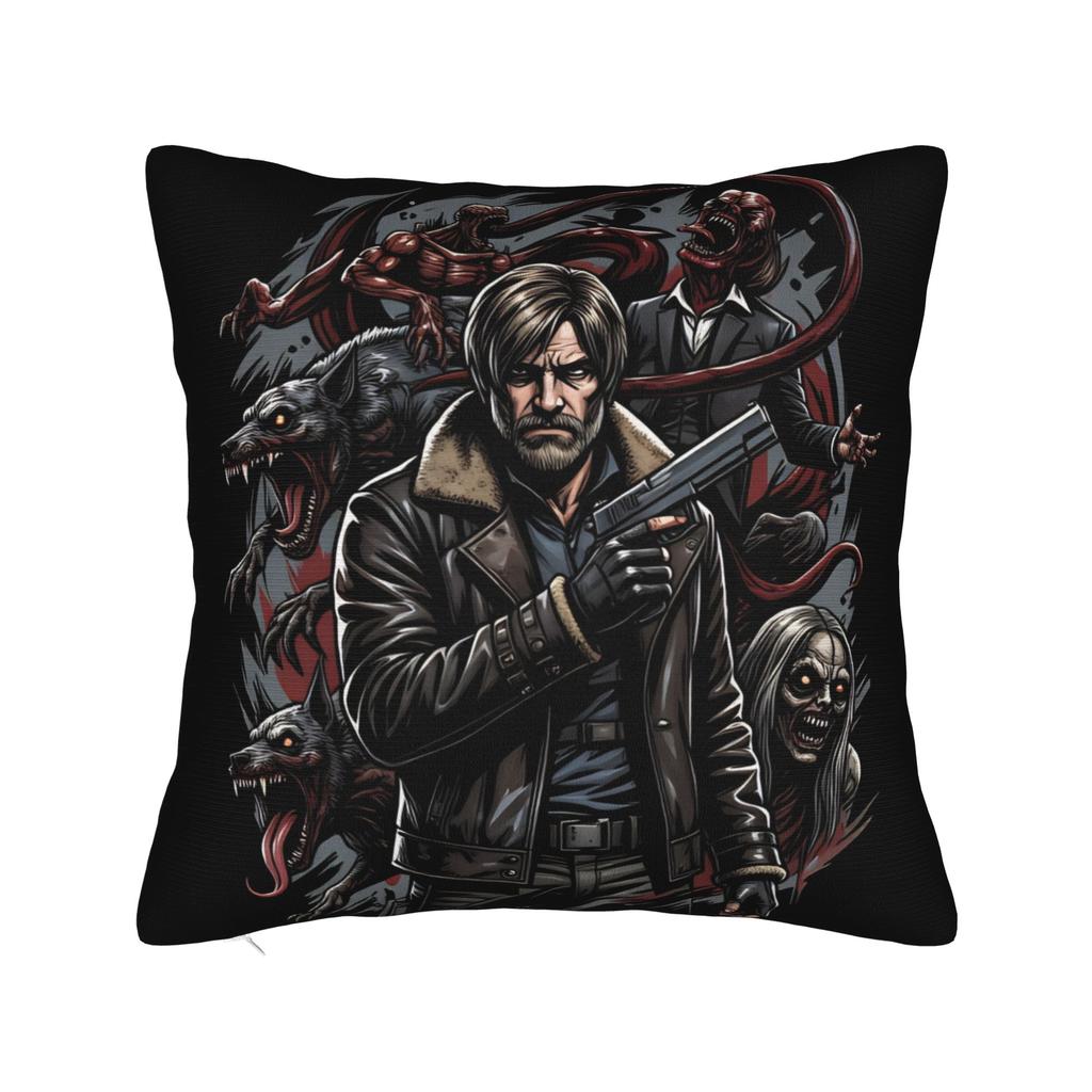 Pillow Cover Leon Kennedy Morden Pillow Case For Living Room Chair Pillowcases