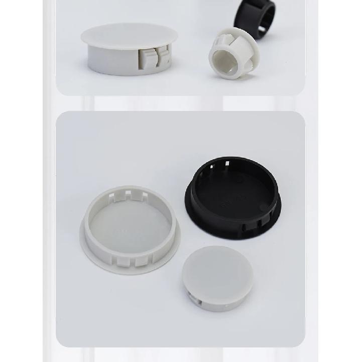 Round Plastic Cover Furniture Snap Hole Plug Panel Hole Plug Drilling Screw Furniture Hole Plug Anti-Theft Door Hole 35mm 38mm