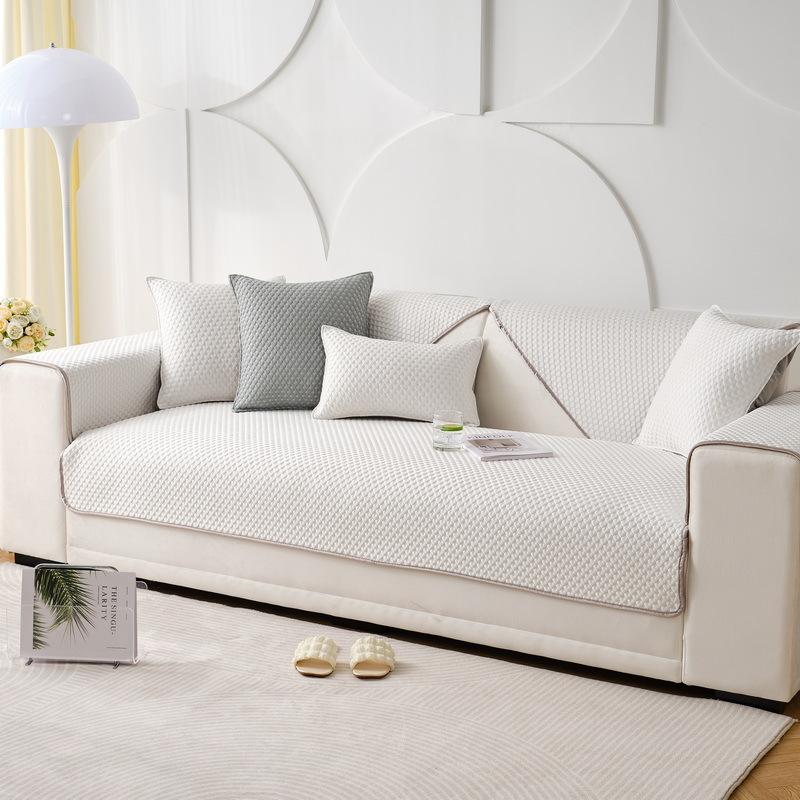 Cool Feeling Ice Silk Sofa Cushion Summer Cool Feeling Love Cushion Summer Non-Slip Sofa Cover Cover Cloth
