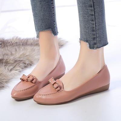 Женские туфли на плоской подошве, новые универсальные и удобные туфли-лодочки для одной ноги