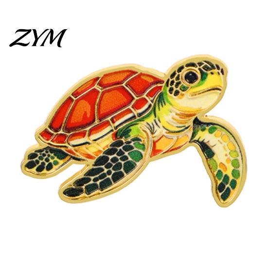 Jackets Decorative Accessory Cartoon Sea Animal Metal Brooch, Dolphin Whale Seahorse Octopus Enamel Alloy Badge Pin, Hats Bags Scarves Clothes Mini