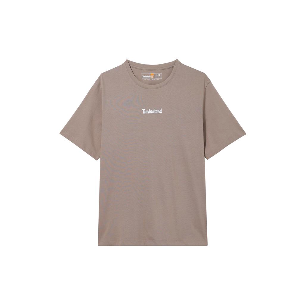 Timberland T-Shirts Men's Brown Crew Neck Moderate A2PBJ-929