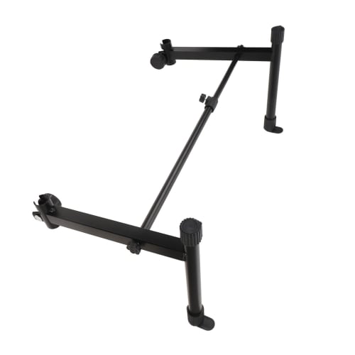 Keyboard Stand, 2-Tier Keyboard Stand Extension Adapter, Digital Piano Accessory, Universal for X-Style Keyboard Stands, Adjustable Width from 16.5" T