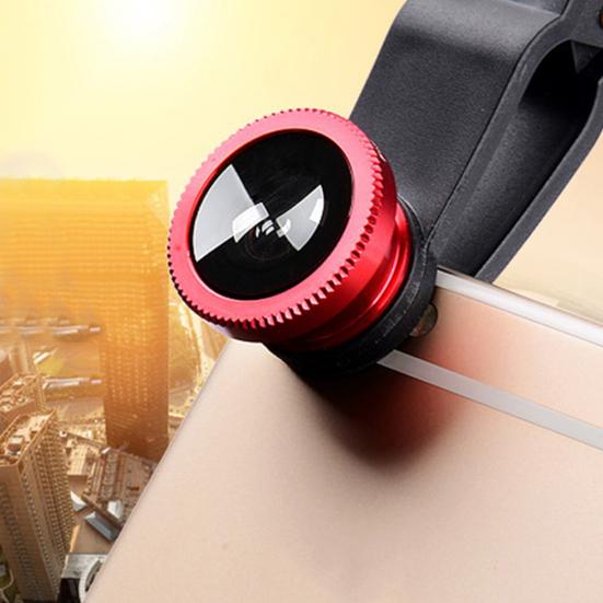 Камера 3 в 1 Рыбий глаз Объектив для мобильного телефона Макро Сверхширокоугольный