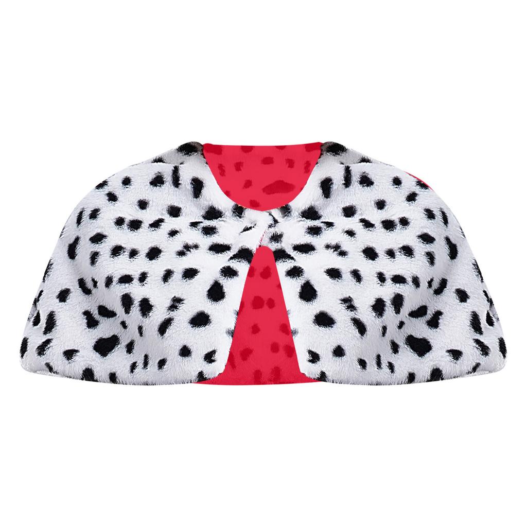 Женская накидка из искусственного меха с пятнистым дизайном, шаль, шарф, костюм для косплея, Хэллоуина, маскарадной вечеринки, выступления