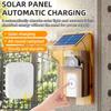 Solar Powered HD Wireless Video Doorbell Infrared Night Vision Intelligent Motion Detection Two Way Intercom With Rain Cover