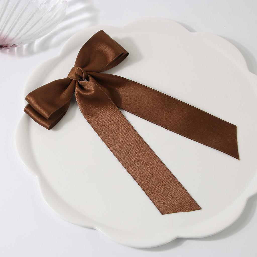 Заколка-уточка с бантом в балетном стиле 4 см: Дофаминовый Сладкий Плетеный Аксессуар для Волос