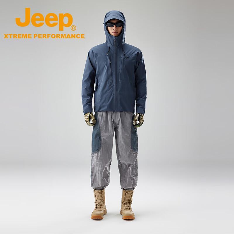 Jeep Мужская водонепроницаемая ветрозащитная хардшелл куртка
