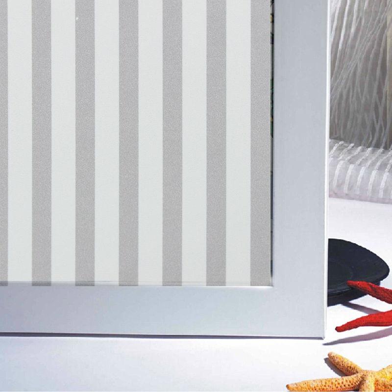 YH 45x200 см полосатая матовая защитная пленка для стекла самоклеящаяся домашний декор ПВХ
