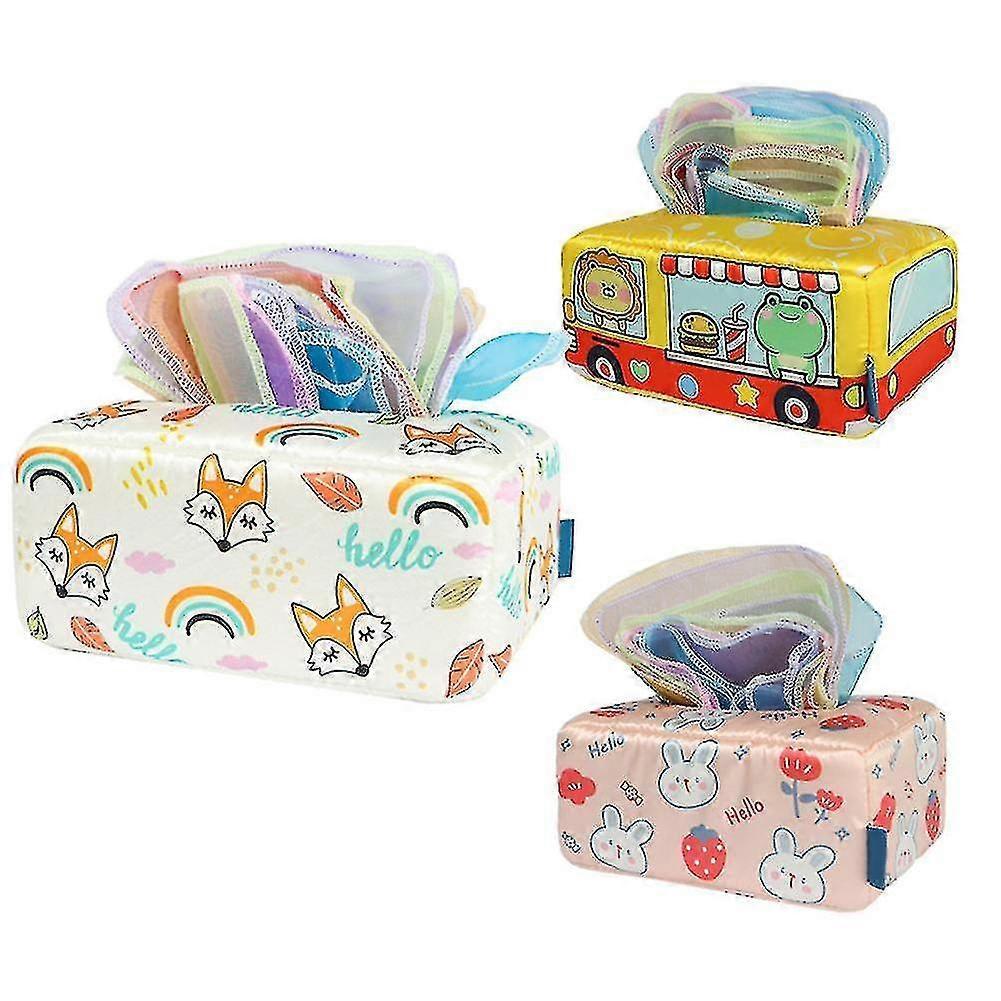 Baby Tissue Box Toy Interactive Baby Sensory Box For Preschool Children NIUNIU