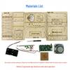 Cross-Border STEM DIY Wooden Radio Kit for Kids - Educational Science Gift