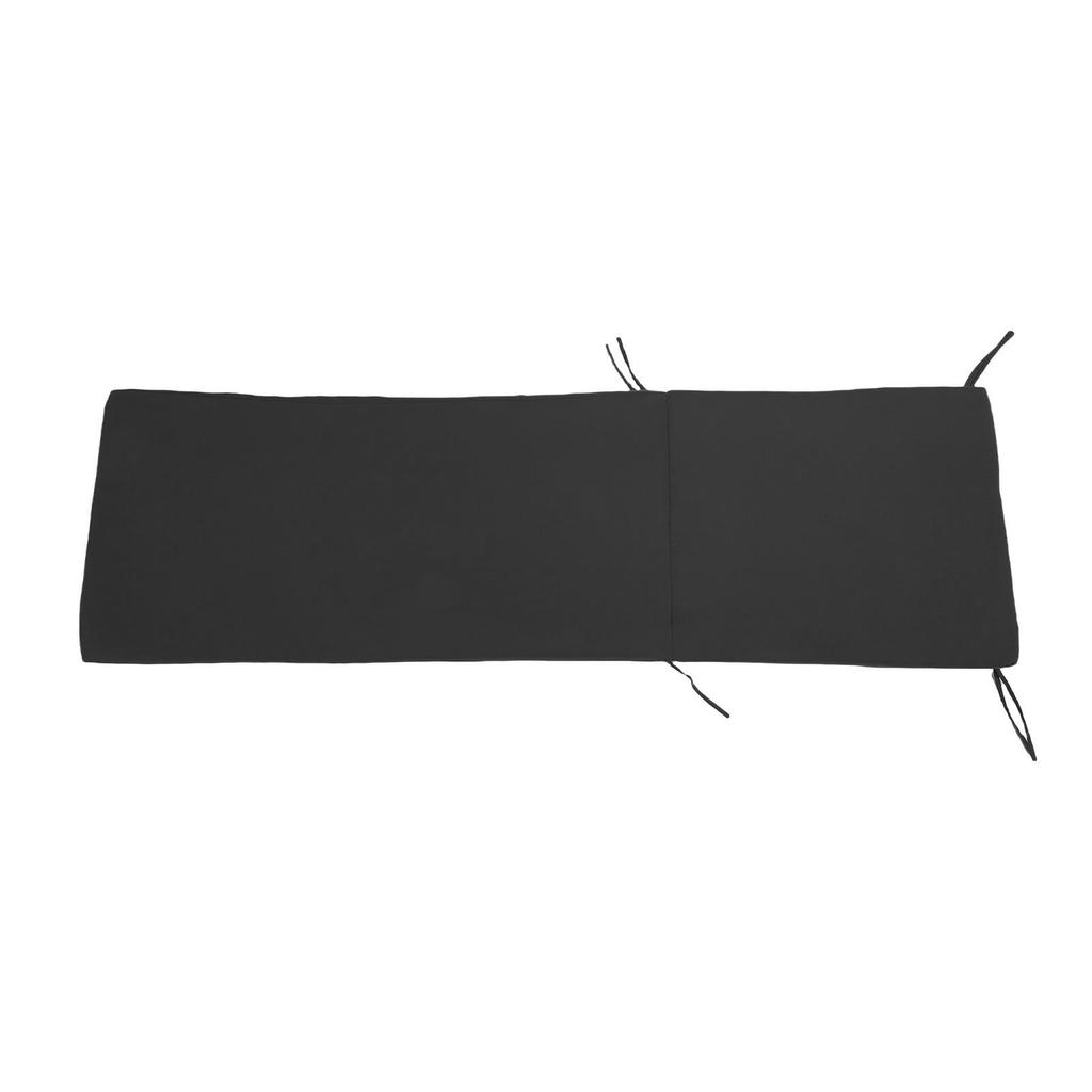 Lounge Chair Cushion with Ties Removable Rain Proof Fade Proof Sun Lounger Replacement Cushion for Bch Outdoor Patio