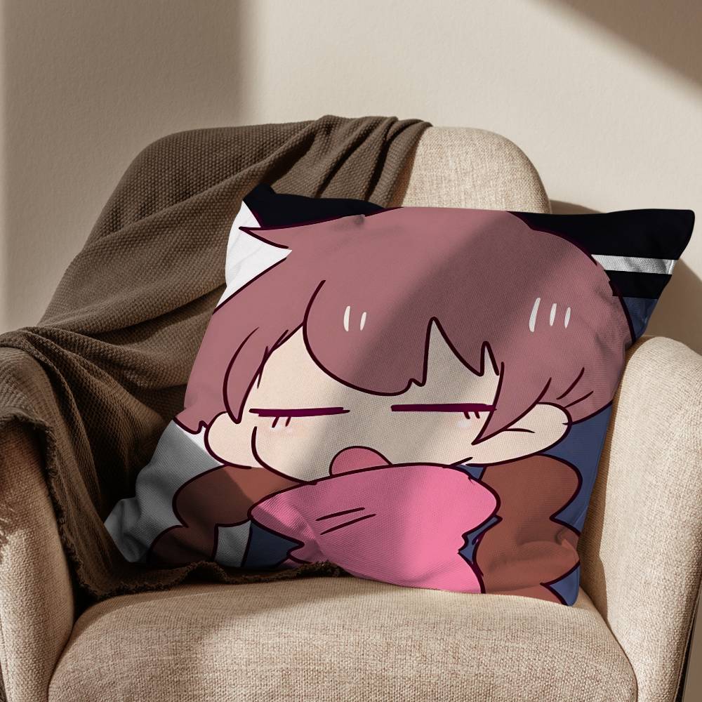 game Yume Nikki Uboa Madotsuki Print Throw Pillow Cover cm Square Cushion Case for Living Room Bedroom Decor