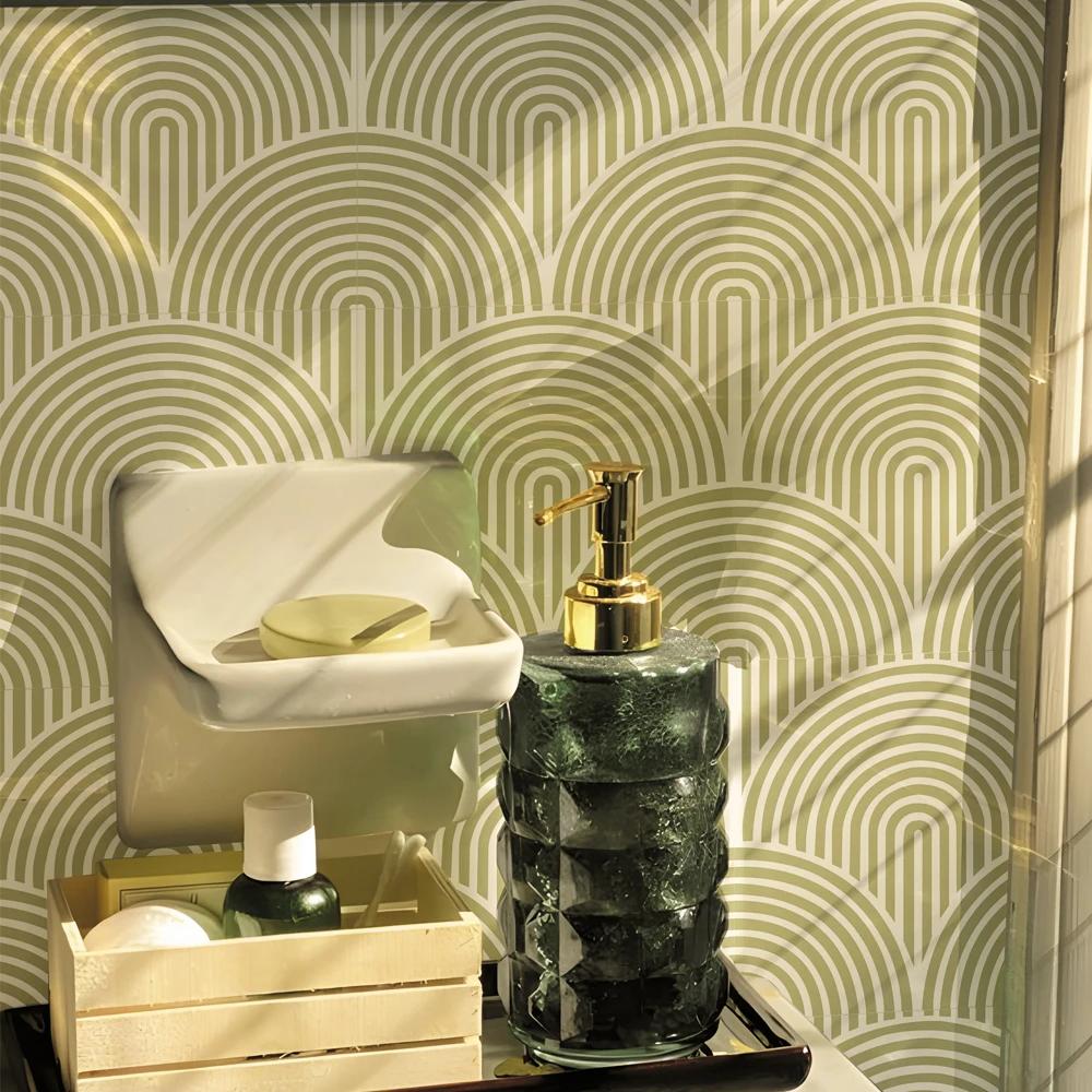 10 шт. Абстрактные Эстетичные Матовые Наклейки-Плитка для Стен, Переводные, Отклеивающиеся и Приклеивающиеся, Самоклеящиеся Виниловые Наклейки-Плитка для Фартука Кухни