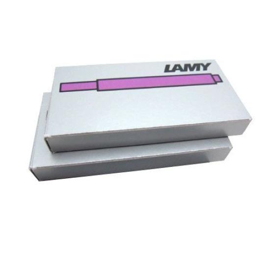 LAMY Fountain Pen Cartridge 5 cartridges per box x 2 boxes Ink, Violet, (LT10)