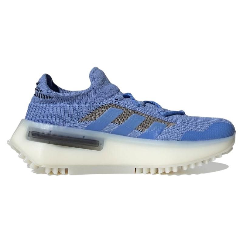 adidas NMD_S1 Blue Fusion женские кроссовки Off-White Cloud-White HQ4468