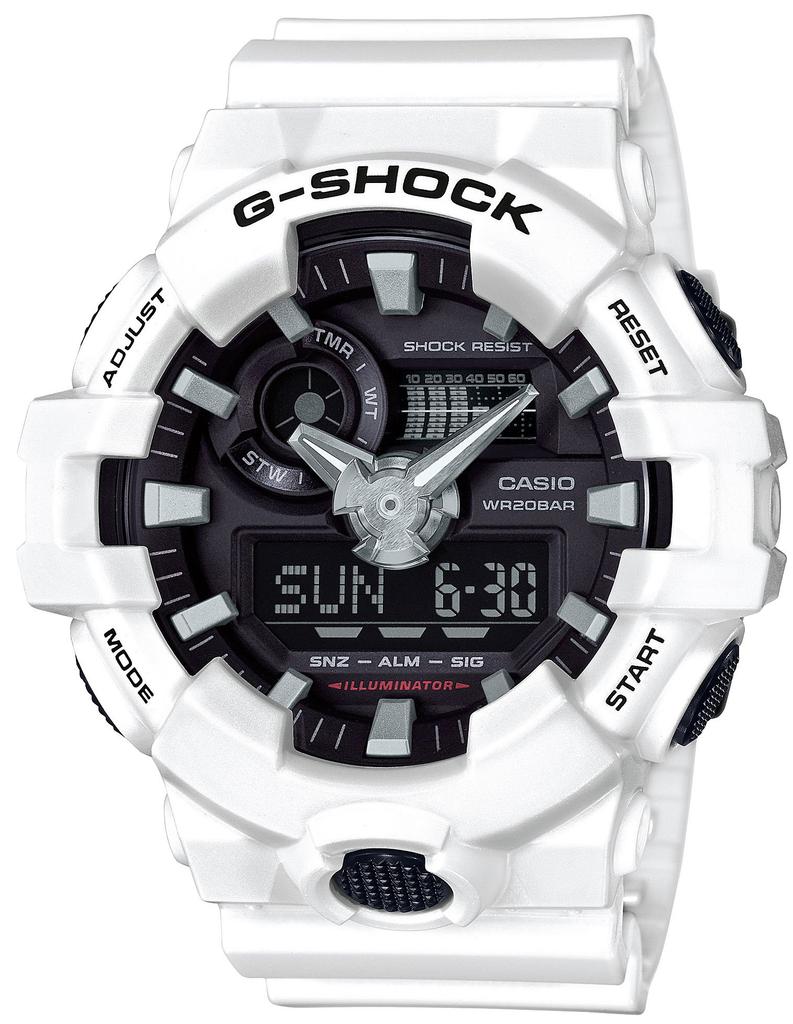 Watch White [Casio] G-Shock [] GA-700-7AJF Men's