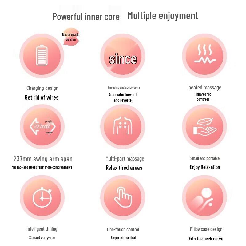 Ogawa Multi-function Shoulder Neck Waist Massage Pillow