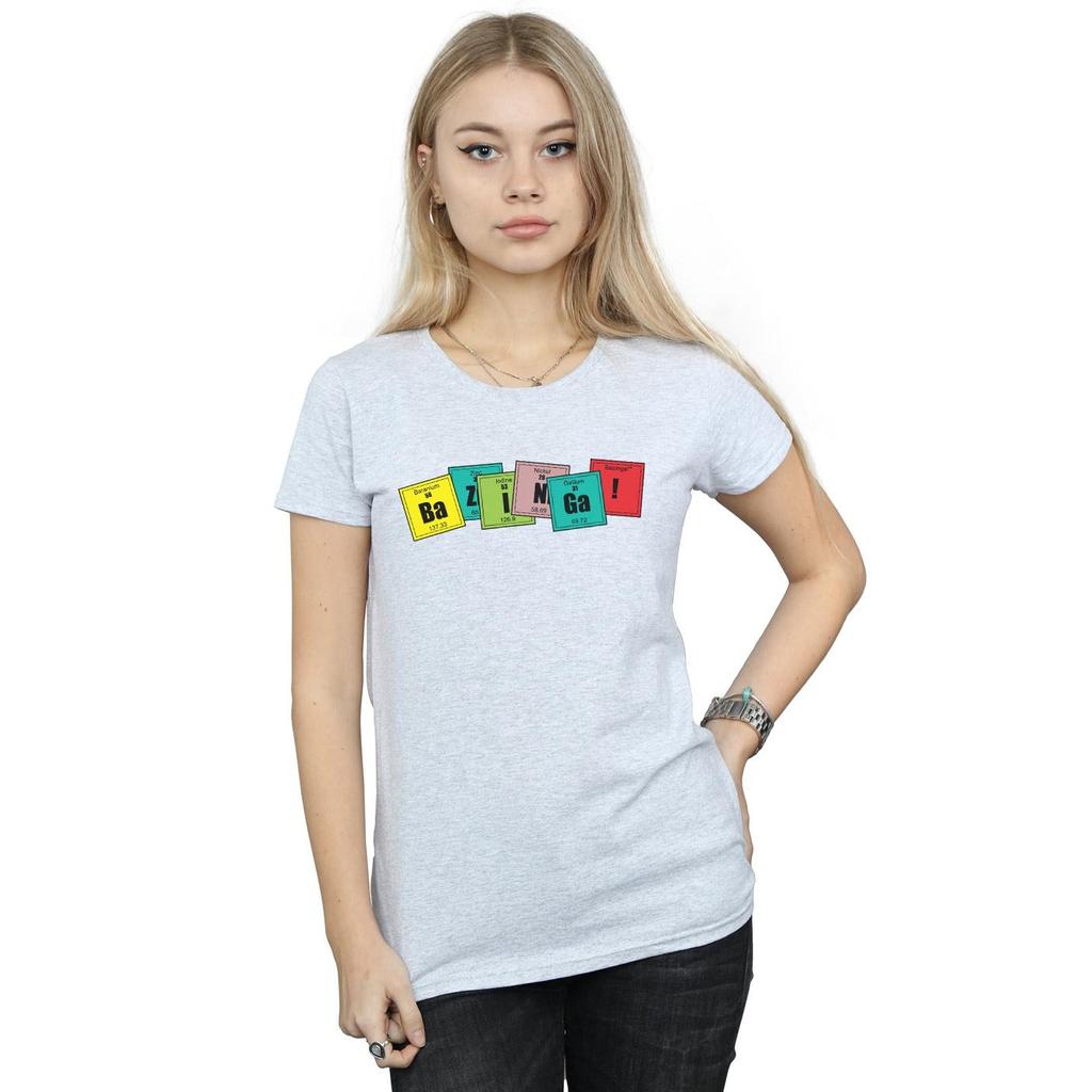 The Big Bang Theory Womens/Ladies Bazinga Elements Cotton T-Shirt