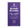Тонирующие фиолетовые ампулы для осветленных волос Bleach Blondes Purple Toning Hot Shots 4 x 15 мл