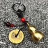 Rope Brass Calabash Blessing Paper Car Accessories Bag Keychain Keyfob Key Rings Car Key Chain