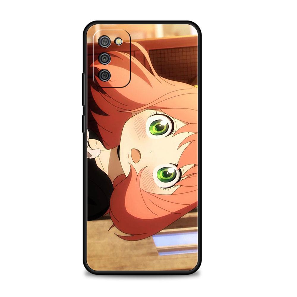 Для Samsung A12 A51 A52 A41 A21s A72 A31 A02s A71 A32 4G A73 A53 A52s 5G Print Funda Spy×Family Cute Yor Anya Bright Drawing