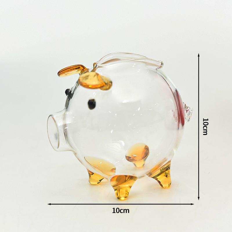 Стеклянная копилка, прозрачная копилка, прозрачная банка для сбережений, коробка для сбережений, подарочный контейнер для детей и взрослых