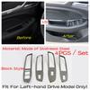 Door Speaker / Head Light Button / Window Lift Panel Cover Trim Stainless Steel Interior Accessories For MG ZS EV 2018 -