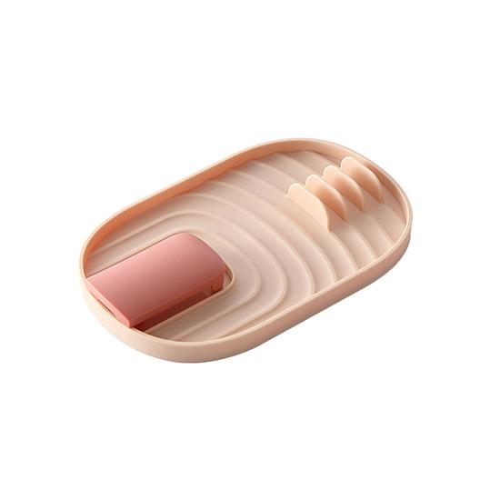 Простая и практичная крышка кухонной кастрюли, подставка для лопаточки, полка, стеллаж для хранения крышки кастрюли, многофункциональная ложка для супа, подставка для лопатки