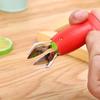 Creative Design Stem Removal Device Stainless Steel Fruit Stem Remover Strawberry Huller  Food Prep