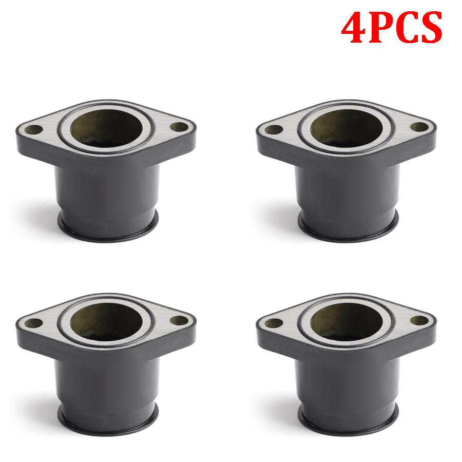 4 шт. Резиновые патрубки карбюратора мотоцикла для Yamaha YFM400A YFM400F YFM450FX Запчасти Соединительный патрубок Впускной коллектор Переходник