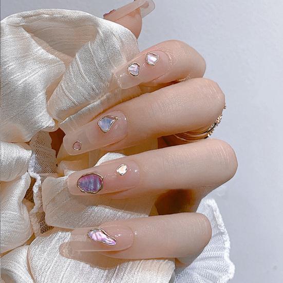 Украшение для ногтей Easy Grids Длинные неправильной формы 12 Прочная съемная паста DIY Многоцелевые 3D ногти