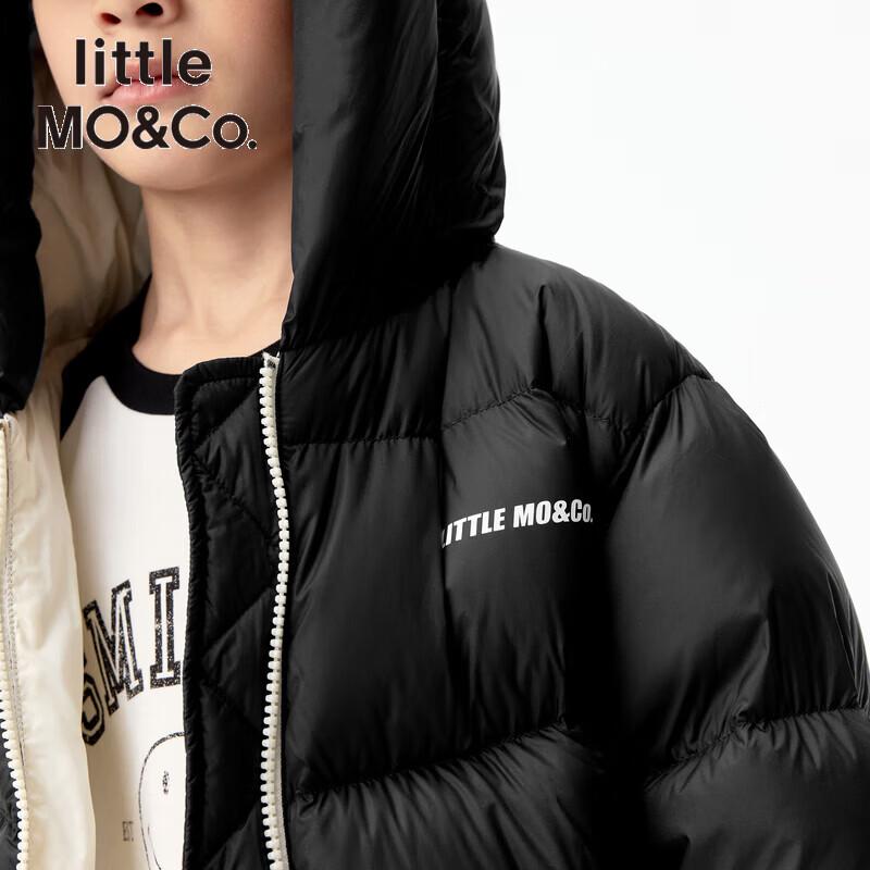 little MO&Co. Far-Infrared Thermal Goose Down Hooded Jacket