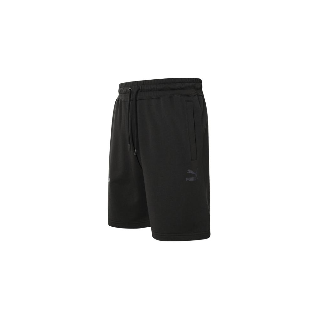 Puma Шорты на шнуровке с буквенным принтом, унисекс, черные 624944-01