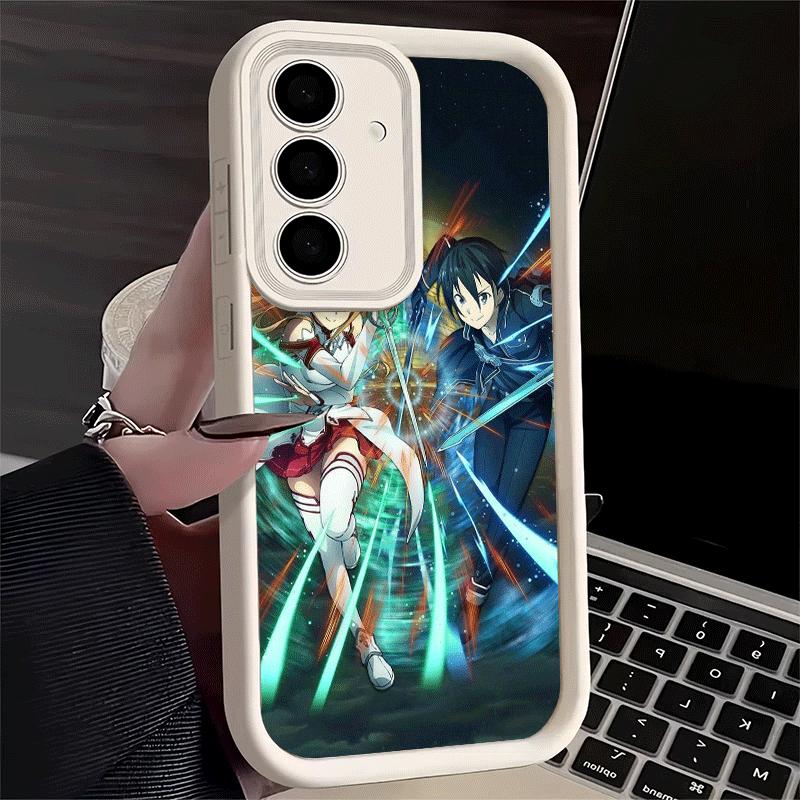 Чехол для телефона Samsung Galaxy S26 S25 Ultra S24 FE Sword Art Online Аниме Оболочка S23 Plus S22 + S21 S20 5G Мягкий силикон Funda
