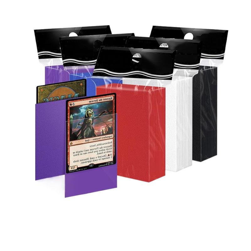 1000pcs Rough Matte PP Card Sleeves 66x91 Standard Size Premium Anti-Glare RFID Blocking Tournament Grade Protectors TCG
