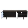 Meuble TV - Moderne - Manguier - 140 cm - Bois massif - Design contemporain
