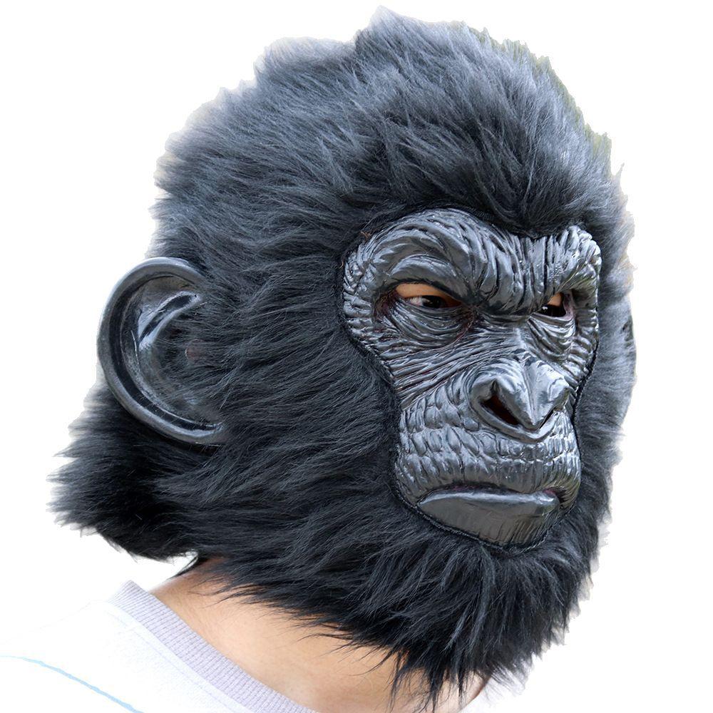 Gorilla King Kong Mask Animal Headgear Halloween Latex Mask Horror Performance Prop