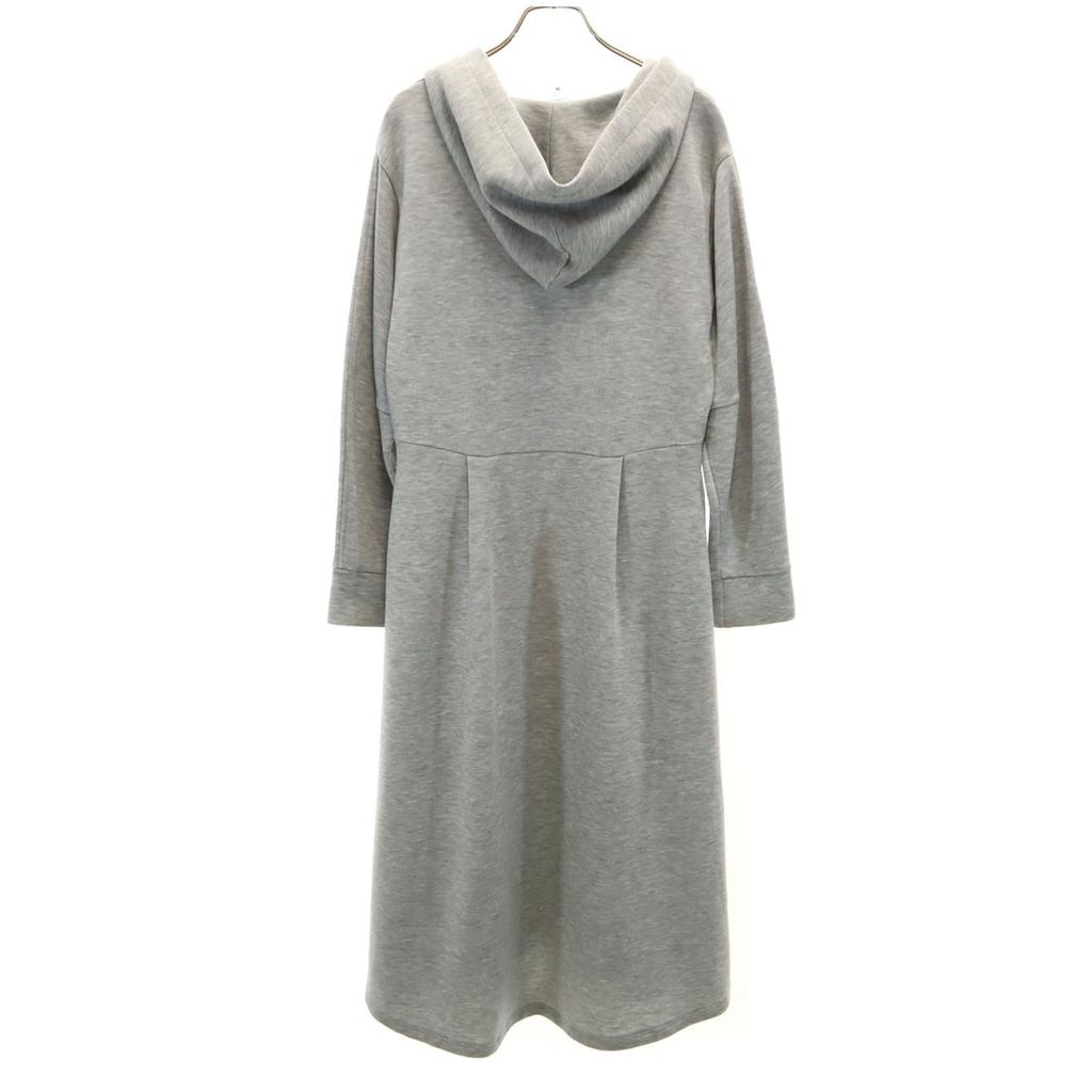 LANVIN en Bleu Long Sleeve Long Dress 38 Gray Women Used