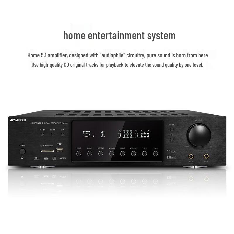 SANSUI DM-20A 5.1-Channel Home Theater Amplifier