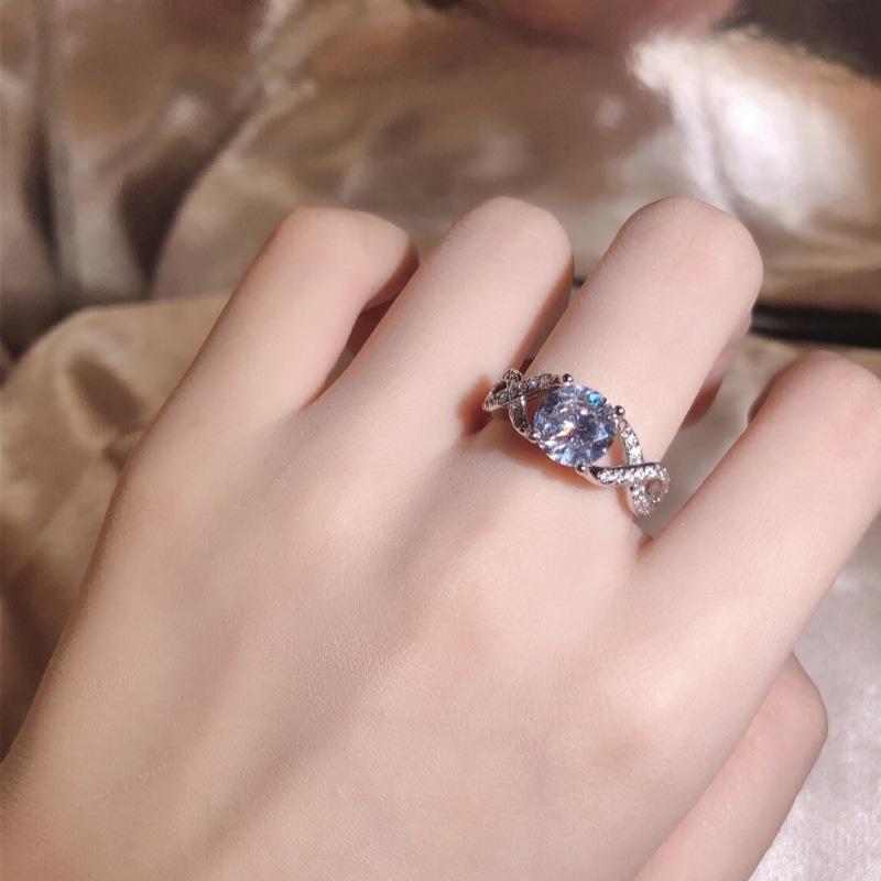 Европейские и американские украшения для рук Бесконечные символы бриллиантовое кольцо