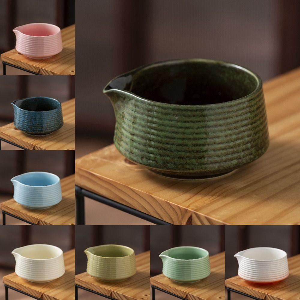 Gradient Color Matcha Bowl Ceramic Japanese Tea Cup New Matcha Whisk Holder Tea Lovers