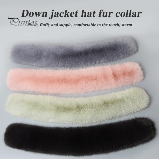 Искусственный меховой воротник с отделкой капюшона, мягкий пушистый плюш, теплый, много цветов, доступны самодельные изделия для пошива одежды, капюшона, воротника для хлопковой одежды, курток, шапок