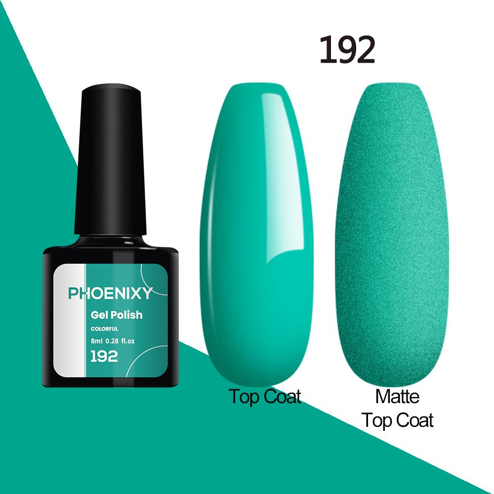 Лак для ногтей PHOENIXY, 8 мл, УФ-светодиодный гибридный лак для дизайна ногтей, гель-лайнер для маникюра, полупостоянная основа, верхнее покрытие, гель с блестками, блестящие цвета, гель