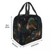 Forest Fox Insulated Lunch Bag for Kids School Cooler Thermal Food Box Tote Leakproof Lunch Boxes Container