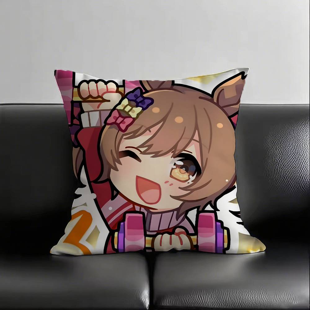 1pc Anime TOKAI TEIO Kawaii Pillow Case Fashion Square Pillowcase Bedroom Sofa Room Ins Decoration Leisure