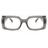 Full Rim Square Transparent Grey Smartbuy Collection Haniel 94760 C4 Fashion Unisex Eyeglasses